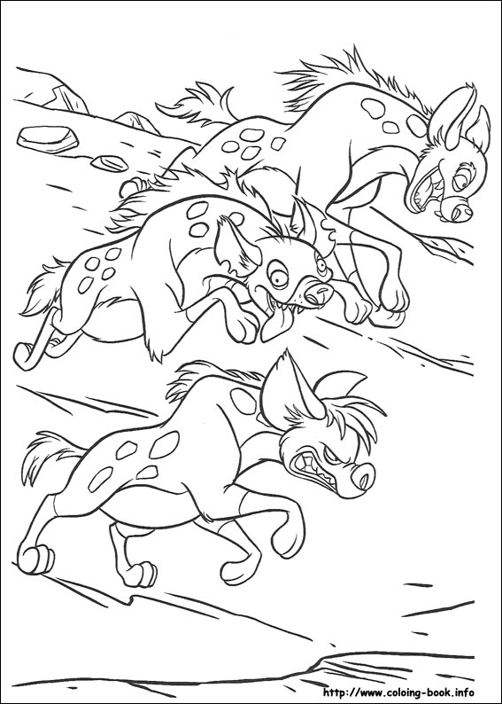 The Lion King coloring picture